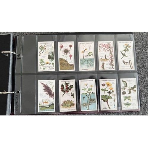 298 - Collection of cigarette cards, complete sets sleeved in 5 albums, in very good to excellent conditio... 