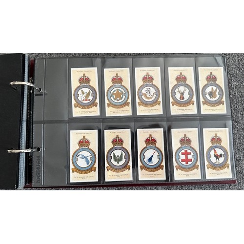 298 - Collection of cigarette cards, complete sets sleeved in 5 albums, in very good to excellent conditio... 