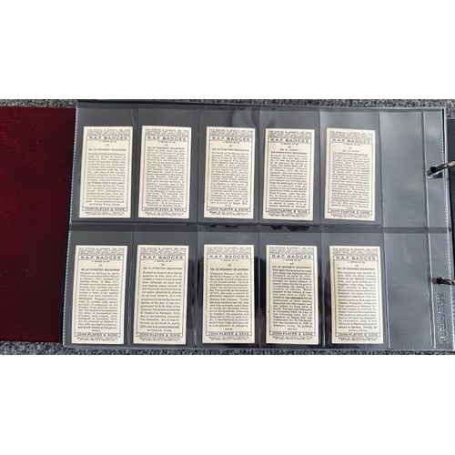 298 - Collection of cigarette cards, complete sets sleeved in 5 albums, in very good to excellent conditio... 