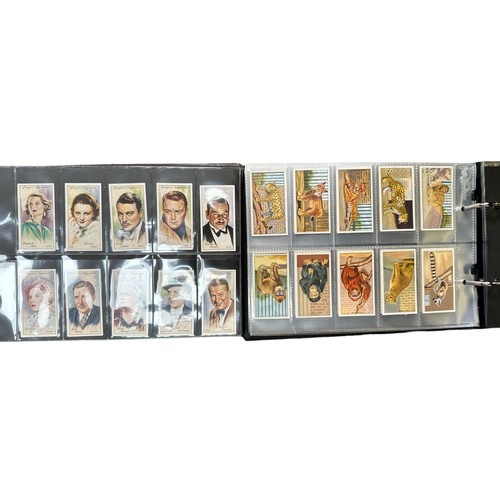 302 - Collection of cigarette cards, mainly complete sets in 5 albums, generally in very good to excellent... 