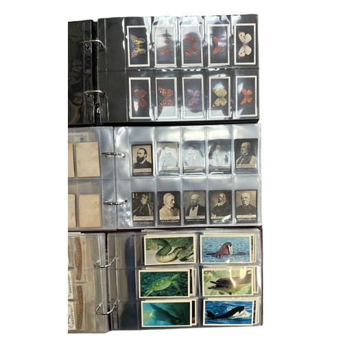 302 - Collection of cigarette cards, mainly complete sets in 5 albums, generally in very good to excellent... 