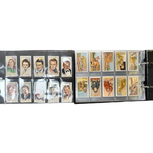 302 - Collection of cigarette cards, mainly complete sets in 5 albums, generally in very good to excellent... 