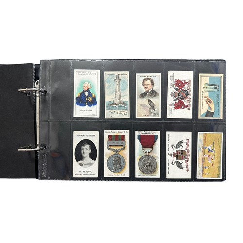 303 - Collection of cigarette cards, part sets and type cards sleeved in an album, generally in very good ... 