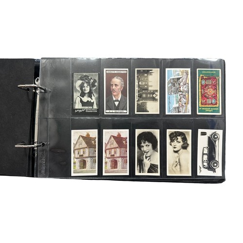 303 - Collection of cigarette cards, part sets and type cards sleeved in an album, generally in very good ... 