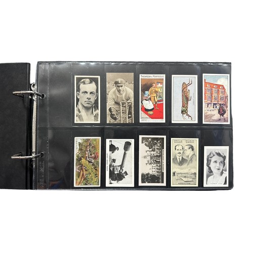 303 - Collection of cigarette cards, part sets and type cards sleeved in an album, generally in very good ... 