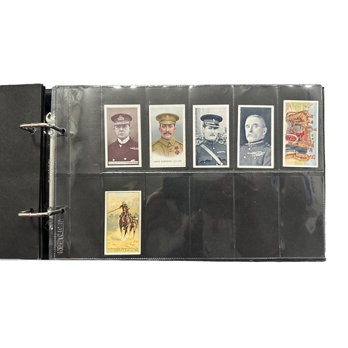 303 - Collection of cigarette cards, part sets and type cards sleeved in an album, generally in very good ... 