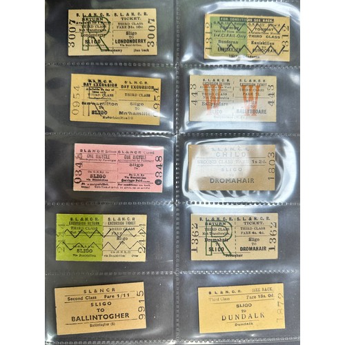 235 - Collection of train tickets (220+), all in plastic sleeves, in good to very good condition with seas... 