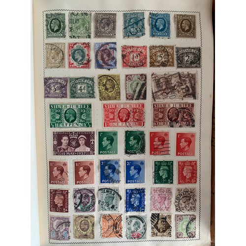 5 - World stamp collection in childhood boxed well-filled The Novaleaf Illustrated Stamp Album (with ori... 