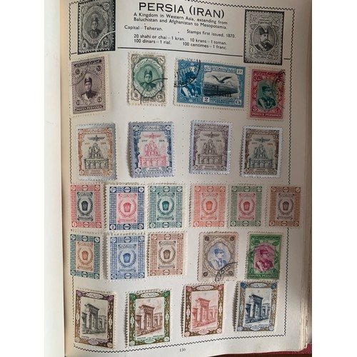 5 - World stamp collection in childhood boxed well-filled The Novaleaf Illustrated Stamp Album (with ori... 