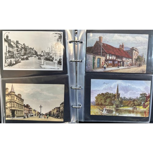 248 - Postcards - Stratford-Upon-Avon (100), depicting views of Stratford Town including The Old Memorial ... 