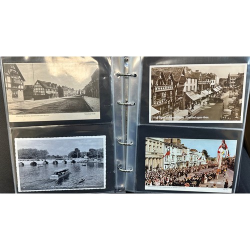 248 - Postcards - Stratford-Upon-Avon (100), depicting views of Stratford Town including The Old Memorial ... 