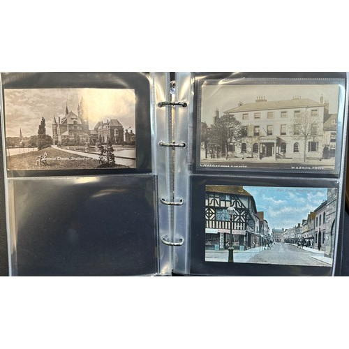 248 - Postcards - Stratford-Upon-Avon (100), depicting views of Stratford Town including The Old Memorial ... 