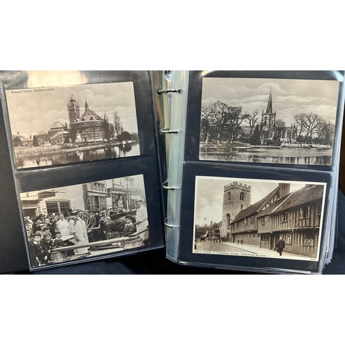 248 - Postcards - Stratford-Upon-Avon (100), depicting views of Stratford Town including The Old Memorial ... 