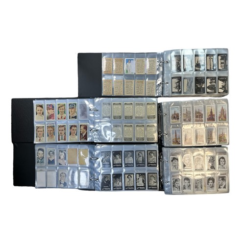 293 - Collection of cigarette cards, complete and part sets, sleeved in albums, in mixed condition, with A... 