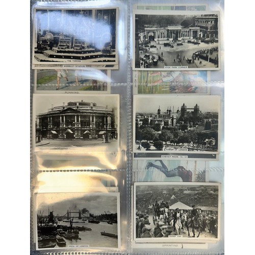 293 - Collection of cigarette cards, complete and part sets, sleeved in albums, in mixed condition, with A... 