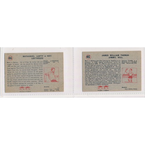 375 - A. & B.C. Gum 1958 Footballers 1st Series 