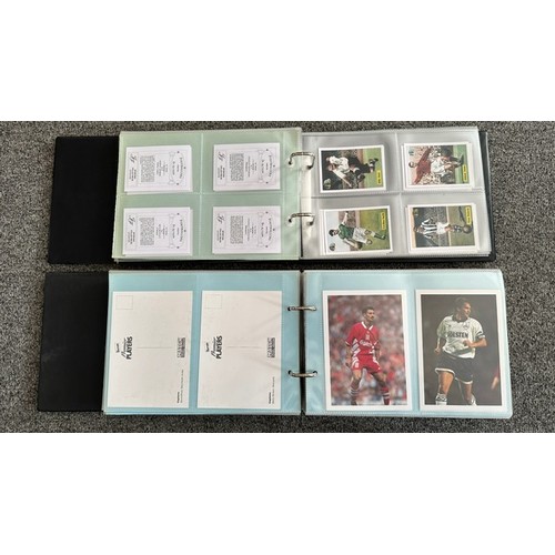 366 - Collection of football trade cards, sleeved in 4 albums, generally in very good condition, including... 