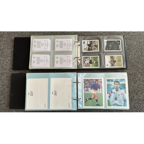 366 - Collection of football trade cards, sleeved in 4 albums, generally in very good condition, including... 