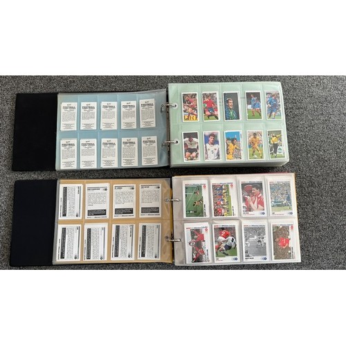 366 - Collection of football trade cards, sleeved in 4 albums, generally in very good condition, including... 