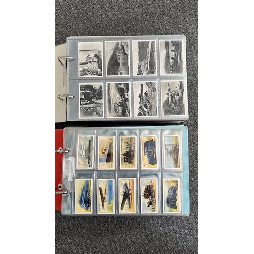 306 - A collection of cigarette cards, mainly complete sets, sleeved in 5 albums, in good to excellent con... 