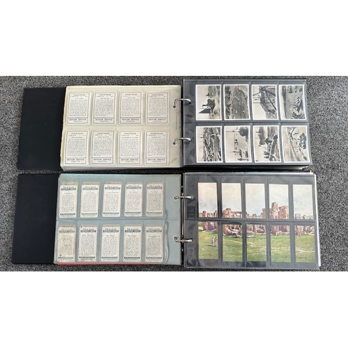 306 - A collection of cigarette cards, mainly complete sets, sleeved in 5 albums, in good to excellent con... 