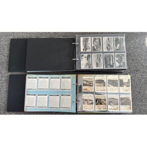 306 - A collection of cigarette cards, mainly complete sets, sleeved in 5 albums, in good to excellent con... 