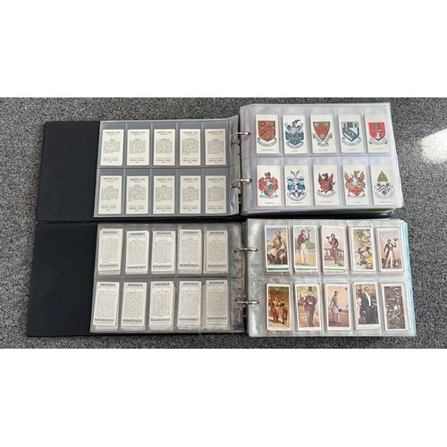 306 - A collection of cigarette cards, mainly complete sets, sleeved in 5 albums, in good to excellent con... 