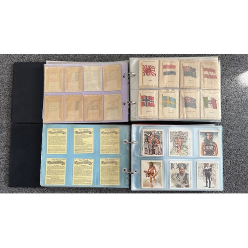 306 - A collection of cigarette cards, mainly complete sets, sleeved in 5 albums, in good to excellent con... 