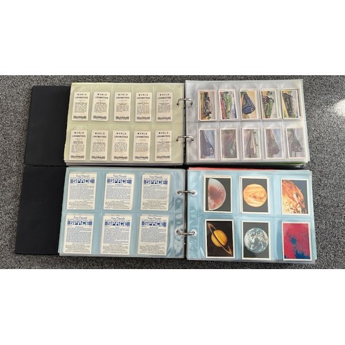 306 - A collection of cigarette cards, mainly complete sets, sleeved in 5 albums, in good to excellent con... 