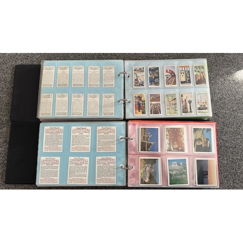 306 - A collection of cigarette cards, mainly complete sets, sleeved in 5 albums, in good to excellent con... 