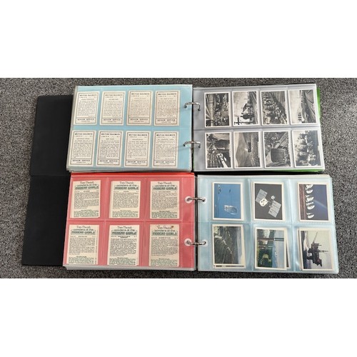 306 - A collection of cigarette cards, mainly complete sets, sleeved in 5 albums, in good to excellent con... 