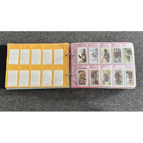 306 - A collection of cigarette cards, mainly complete sets, sleeved in 5 albums, in good to excellent con... 