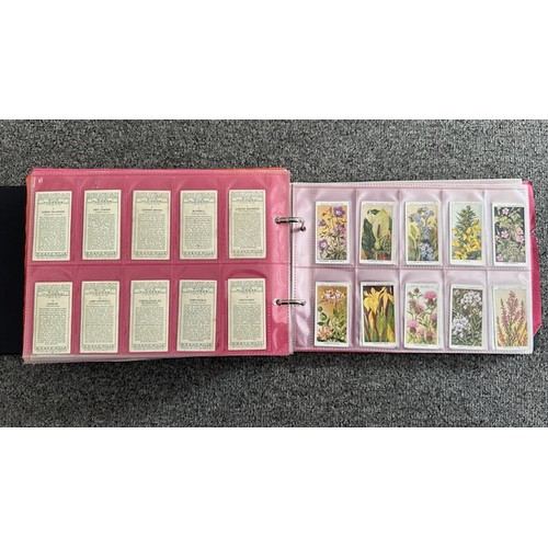 306 - A collection of cigarette cards, mainly complete sets, sleeved in 5 albums, in good to excellent con... 