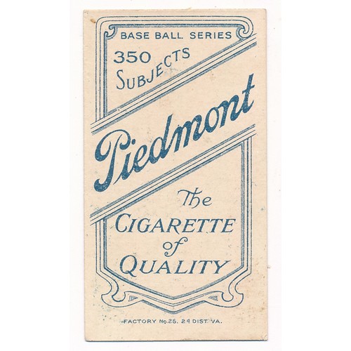 351 - American Tobacco Company Baseball Series T206 white border, Piedmont back - Frank Oberlin, Minneapol... 