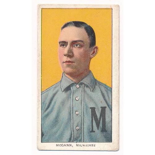 356 - American Tobacco Company Baseball Series white border, Piedmont back - T206 Dan McGann, Milwaukee, s... 