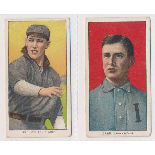 358 - American Tobacco Company Baseball Series T206 white border, Piedmont back pair - Joe Lake (St. Louis... 