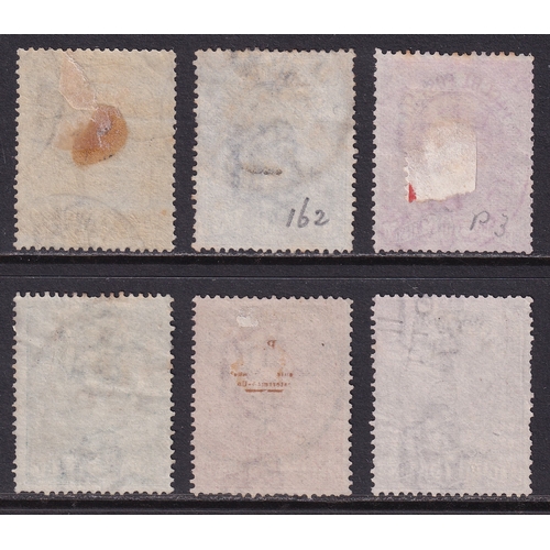 60 - Italy 1884 Parcel Post set of 6 (SG P38-P43), U, Cat Val £500. Some of the stamps are heavily hinged... 