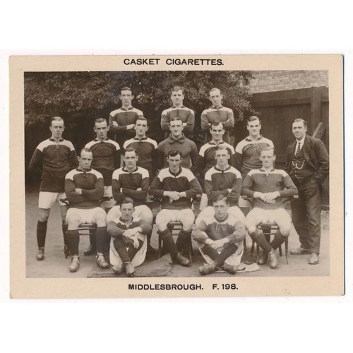 325 - Pattreiouex 1922 Football Teams - Middlesbrough F198, single card in excellent condition.