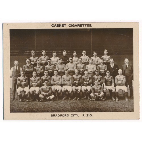 329 - Pattreiouex 1922 Football Teams - Bradford City F210, single card, in excellent condition.