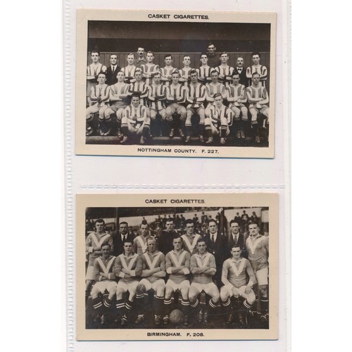 331 - Pattreiouex 1922 Football Teams - Birmingham F208 (odd small fault) & Nottingham County F227 (light ... 