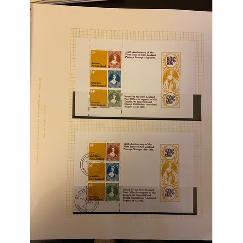 80 - New Zealand QV-QEII M and U collection in 2 volumes, with many complete sets both M/UM and used to 1... 