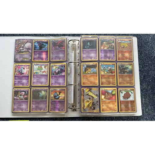 394 - Folder containing near complete XY Breakthrough & XY Break Point sets of Pokemon cards. Cards includ... 