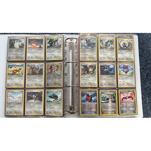 394 - Folder containing near complete XY Breakthrough & XY Break Point sets of Pokemon cards. Cards includ... 