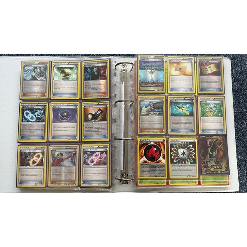 394 - Folder containing near complete XY Breakthrough & XY Break Point sets of Pokemon cards. Cards includ... 