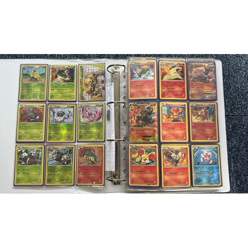 394 - Folder containing near complete XY Breakthrough & XY Break Point sets of Pokemon cards. Cards includ... 