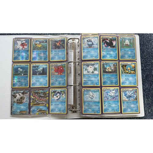 394 - Folder containing near complete XY Breakthrough & XY Break Point sets of Pokemon cards. Cards includ... 