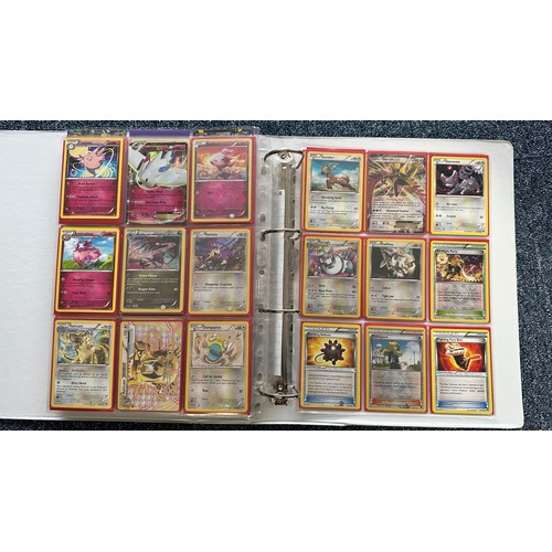 394 - Folder containing near complete XY Breakthrough & XY Break Point sets of Pokemon cards. Cards includ... 