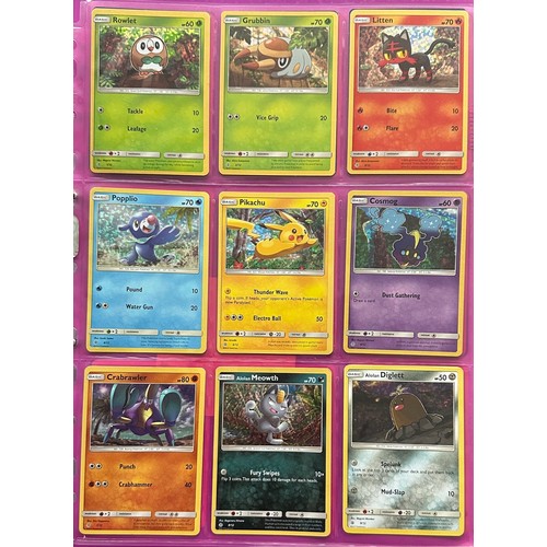 395 - Sun & Moon series Pokemon cards. 12 sets including 2x complete sets, Detective Pikachu & McDonalds p... 