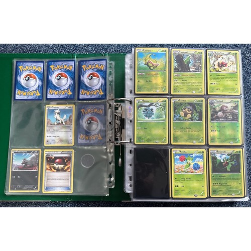 396 - Folder containing 8 near complete Pokemon sets from the XY series. Sets are Kalos starter set, Flash... 