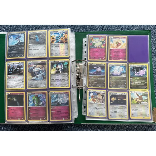 396 - Folder containing 8 near complete Pokemon sets from the XY series. Sets are Kalos starter set, Flash... 